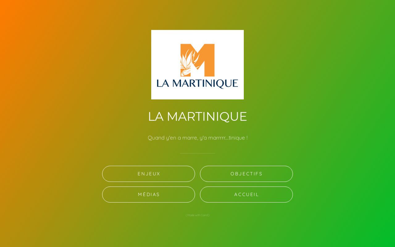 Carrd profile picture for @martinique